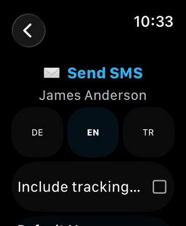 EfiRoute delivery app on Apple Watch and Wear OS smartwatches